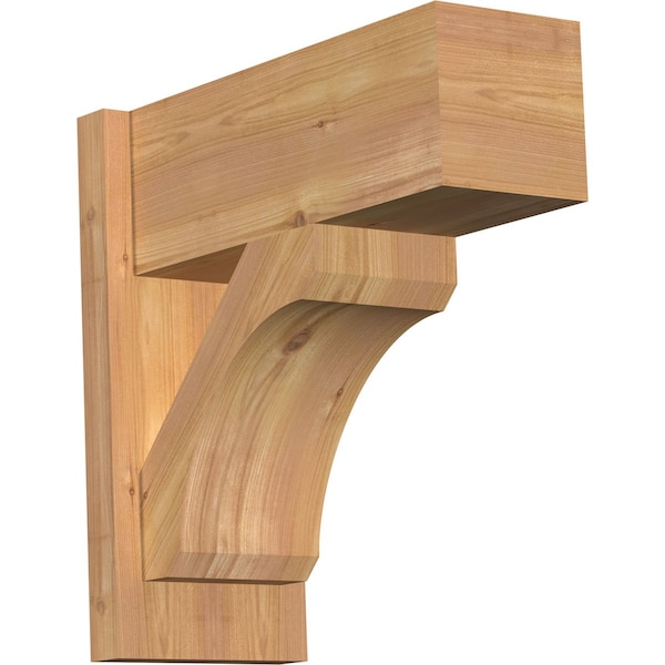 Ekena Millwork Legacy Block Smooth Outlooker, Western Red Cedar, 7 1/2"W x 18"D x 18"H OUT08X18X18LEC05SWR - main
